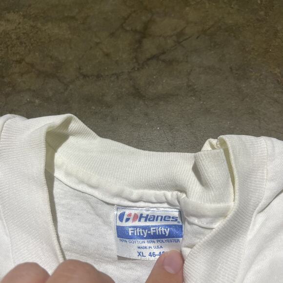 Vintage 90s Burlington High School NCASC Blimp T-Shirt - Picture 3 of 3